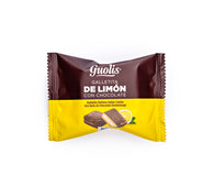 Galletitas Guolis de Limon bañadas en chocolate  - Caja x 8 unid.