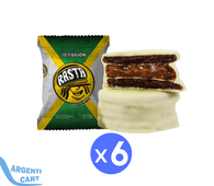 Alfajor Rasta Chocolate Blanco Caja X 6 unid.