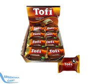 Bocadito Tofi relleno Dulce de Leche chocolate negro