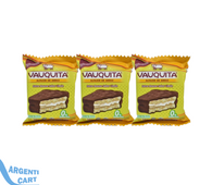 (Pack x 3)Alfajor VAUQUITA de Arroz Mousse Dulce de Limón 28g. xu.