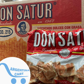 Bizcochitos Dulces con grasa - Don Satur (200 gr) Caja 30 Unidades