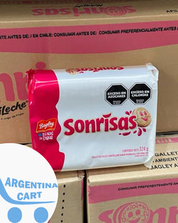 Galletitas Sonrisas Bagley - 5 pack de 3 paquetes