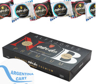 Alfajor Entre Dos Premium- Caja de 6 unid - Chocolate Negro y Blanco