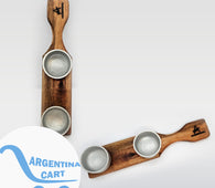 Tabla Copetinera con 2 Dips - Punto Parrilla - Amerindo