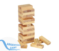 Juego De Mesa Jenga Clasico Desafio Apilar Bloques