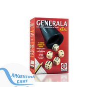 Generala Cubilete De Cuero Mas 5 Dados Royal Juego De Mesa