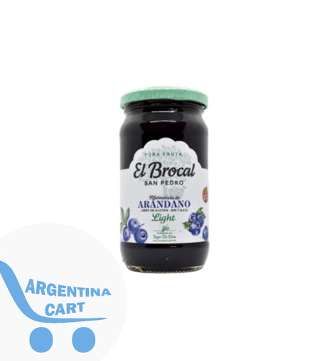 Mermelada de Arandanos Light - El Brocal - 400 gr - SIN TACC