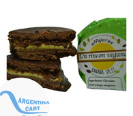 Alfajor UN RINCON VEGANO sabor banana split - x 24 unid.