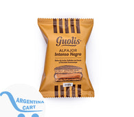 Alfajor Guolis Premium Chocolate negro Semiamargo- Caja x 12 unid.