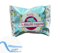 Alfajor UN RINCON VEGANO de Dulce Vegetal y chocolate blanco x 24 unid.