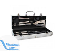 Set de Parrilla en caja de Alumion - 5 Piezas