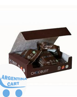 Alfajor CHOCOLEIT dietético chocolate negro- Caja  X 12 Unid . SIN TACC.