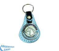 Llavero cuero argentino - Diseño caballo criollo