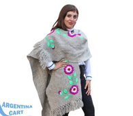 Artesania Regional - Ruana Nenufar - Lana de Oveja