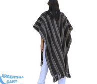 Artesania Regional - Poncho abierto Ombu - Lana de Oveja -