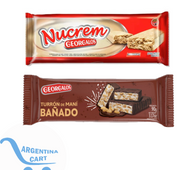 Pack Nucrem + Turron Georgalos de mantequilla de maní