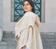Poncho Margarita - Lana de merino