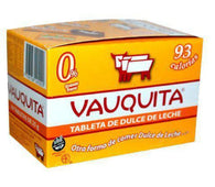 Vauquita clasica tableta dulce de leche caja x 18 unidades.