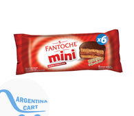 Fantoche Alfajorcitos Mini Milk Chocolate w/ Dulce de Leche. 6 units