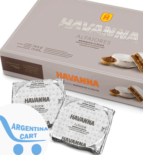 Havanna - Alfajor de Merengue y Dulce de Leche (Caja x 12)