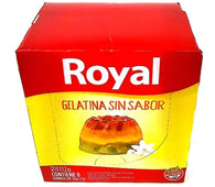 Royal (Caja de 8) Gelatina Sin Sabor Jell-O, 14 g / 0.49 oz
