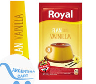 Royal Vanilla Ready to Make Flan, 8 servings per pouch, 60 g / 2.11 oz