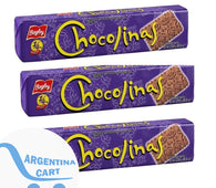 Chocolinas Traditional Chocolate Cookies, Perfect for Cakes with Dulce de Leche Chocotorta, 250 g / 8.8 oz (pack of 3)