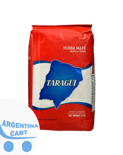 (3 Pack) Taragüi Yerba Mate Classic Flavor Con Palo Las Marías (500 gr) - Roja