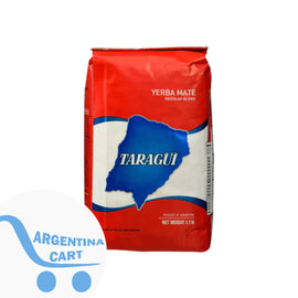 (3 Pack) Taragüi Yerba Mate Classic Flavor Con Palo (with Stems), from Las Marías (500 g / 1.1 lb) - Roja