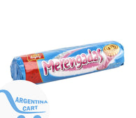 Merengadas Galletitas Dulces Rellenas Cookies with Strawberry Gummy Filling, 93 g / 3.3 oz (pack of 3)