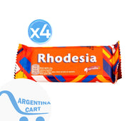 Rhodesia Oblea Bañada en Chocolate con Relleno Sabor Limón Chocolate Coated Cookie With Lemon Cream Filling, 22 g / 0.78 oz ea (Pack of 4)